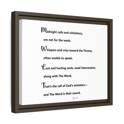 Matte Canvas, Framed (Multi-color)