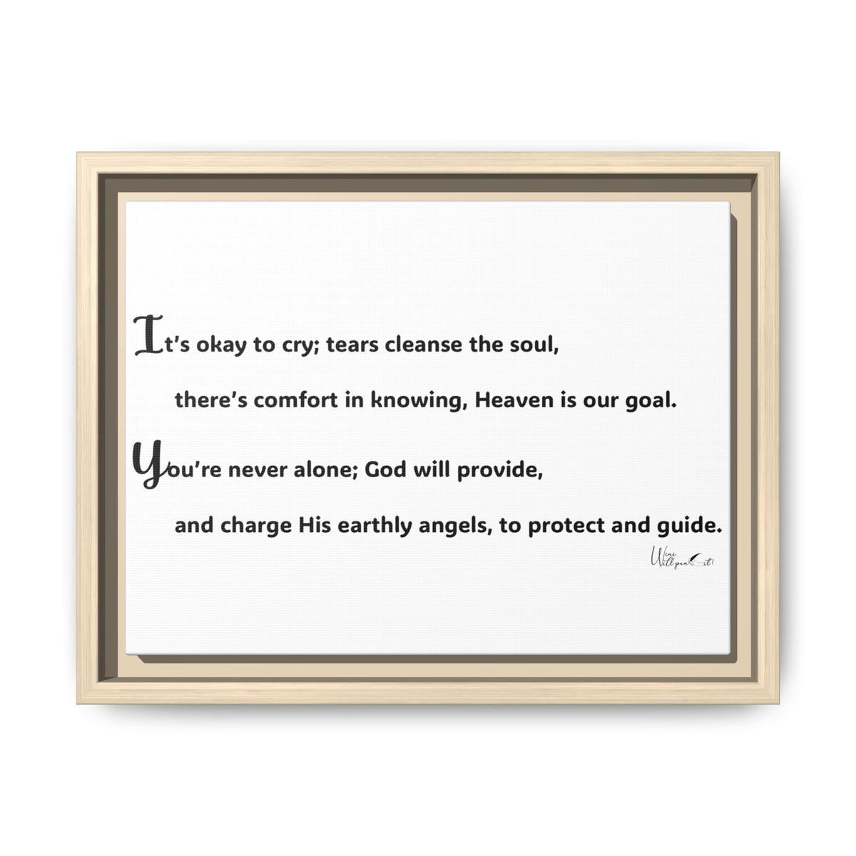 Matte Canvas, Framed (Multi-color)