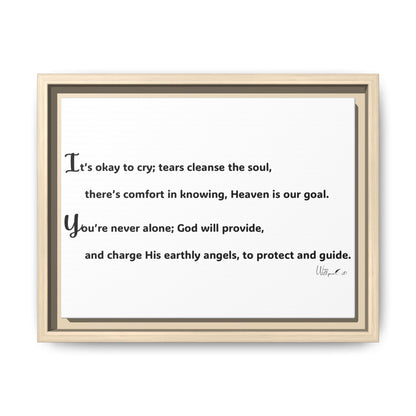 Matte Canvas, Framed (Multi-color)