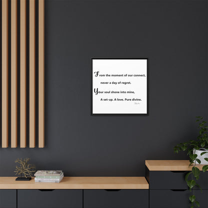 Matte Canvas, Framed (Multi-color)