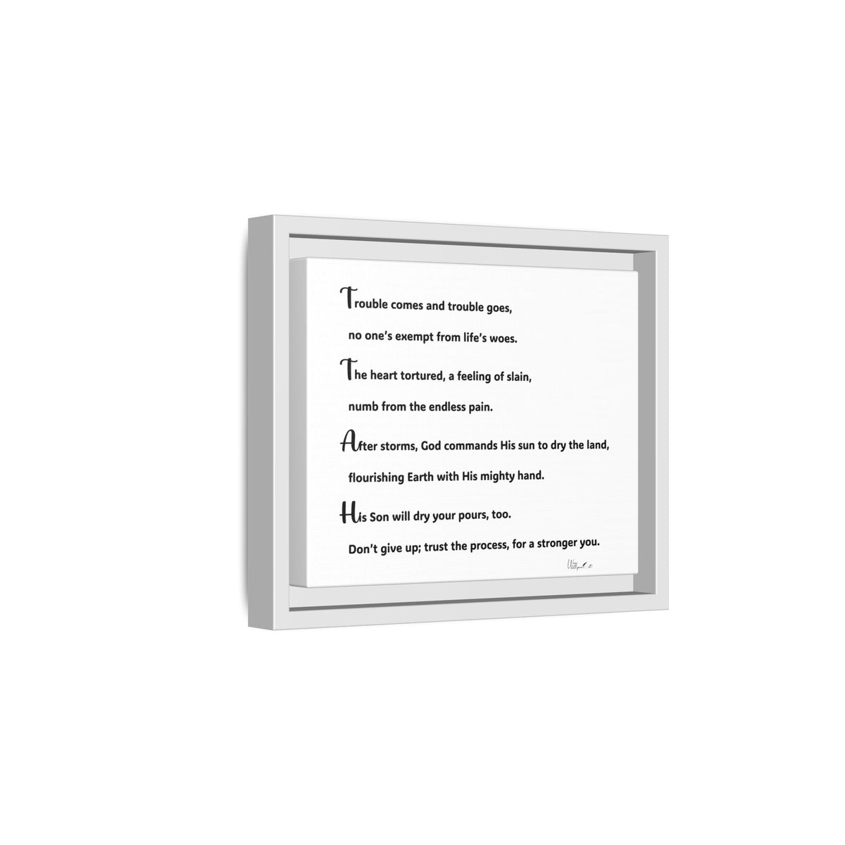 Matte Canvas, Framed (Multi-color)