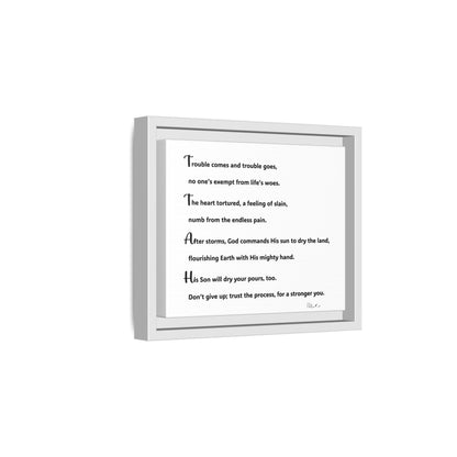 Matte Canvas, Framed (Multi-color)