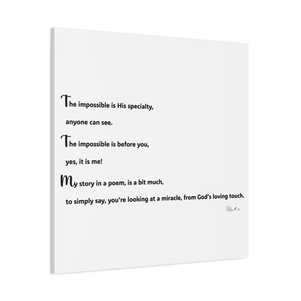 Matte Canvas, Stretched, 1.25"