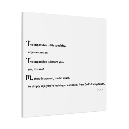 Matte Canvas, Stretched, 1.25"