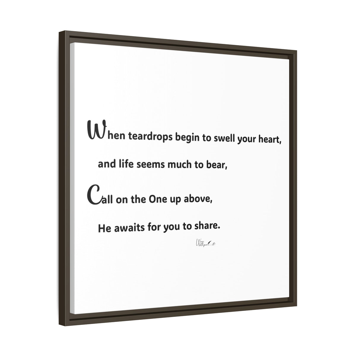 Matte Canvas, Framed (Multi-color)