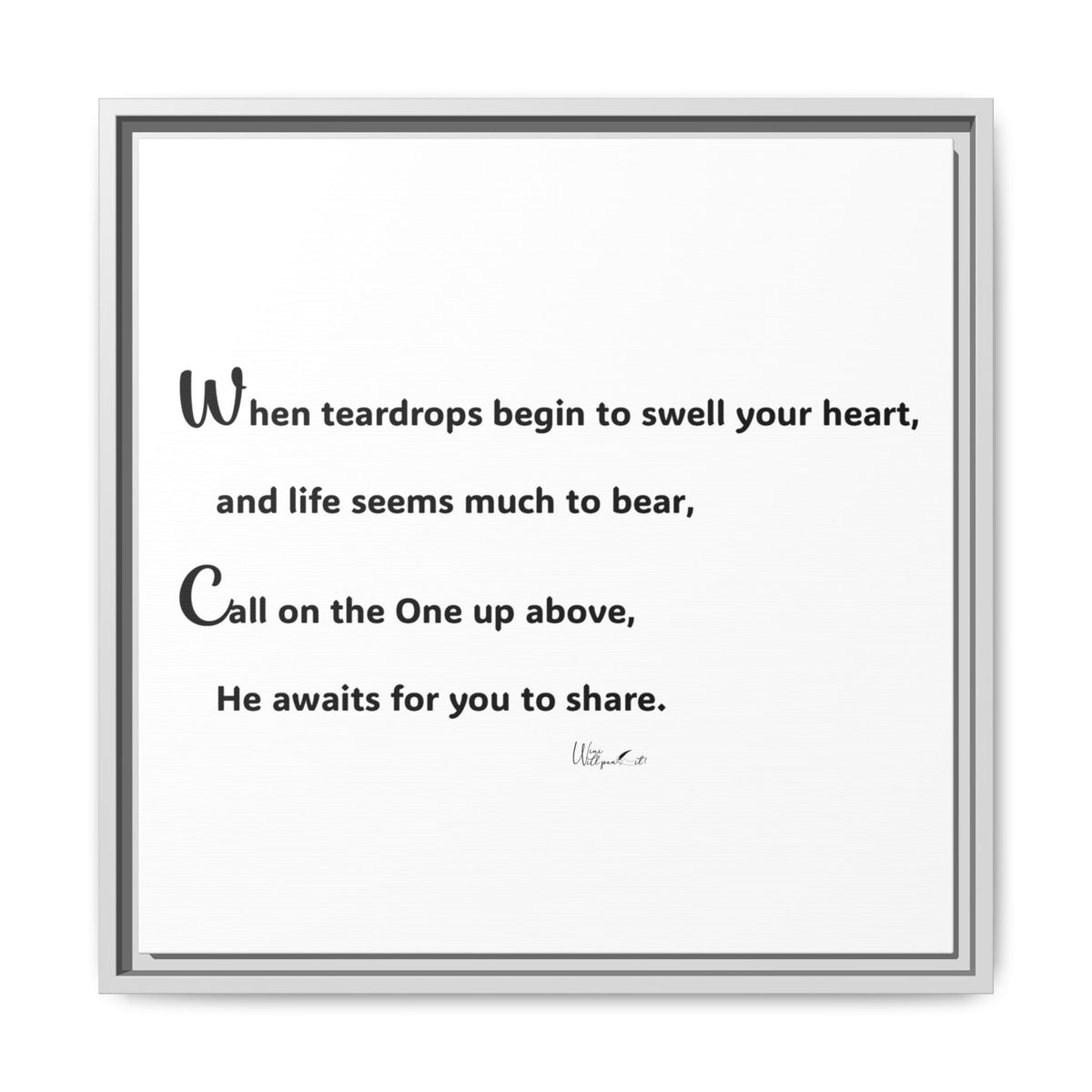 Matte Canvas, Framed (Multi-color)