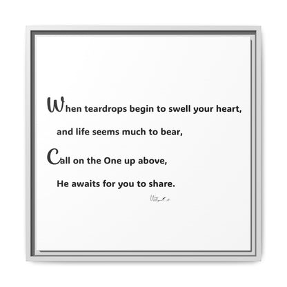 Matte Canvas, Framed (Multi-color)