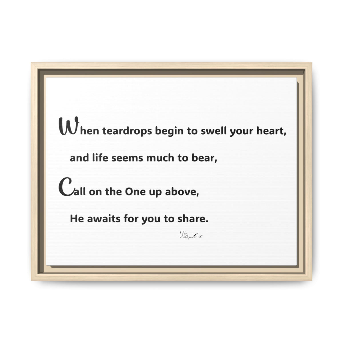 Matte Canvas, Framed (Multi-color)