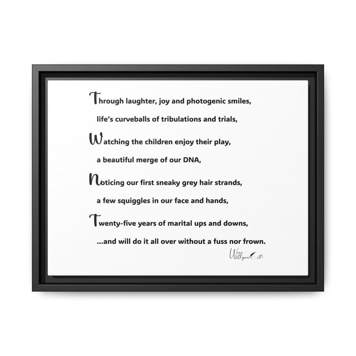 Matte Canvas, Framed (Multi-color)