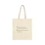 Cotton Canvas Tote Bag