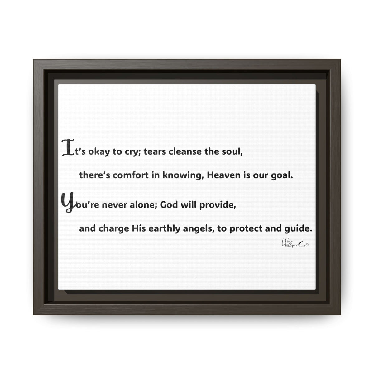 Matte Canvas, Framed (Multi-color)
