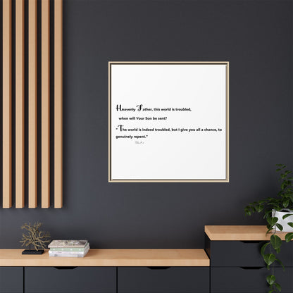 Matte Canvas, Framed (Multi-color)
