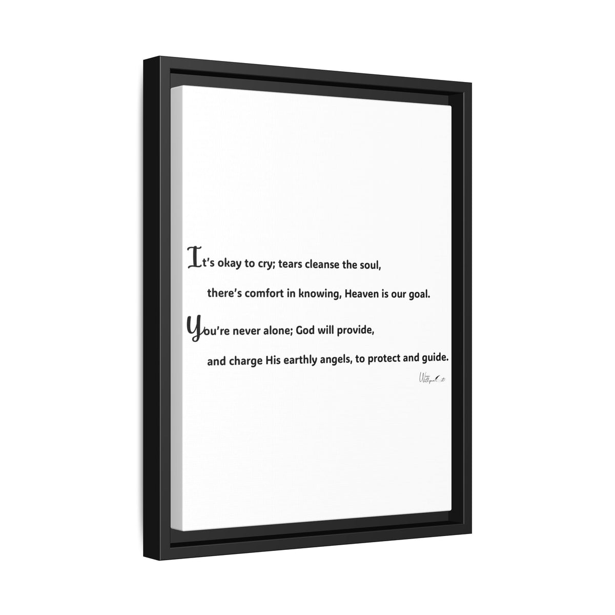Matte Canvas, Framed (Multi-color)