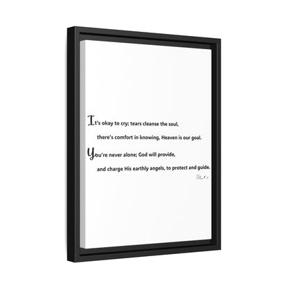 Matte Canvas, Framed (Multi-color)