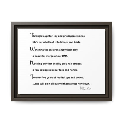 Matte Canvas, Framed (Multi-color)