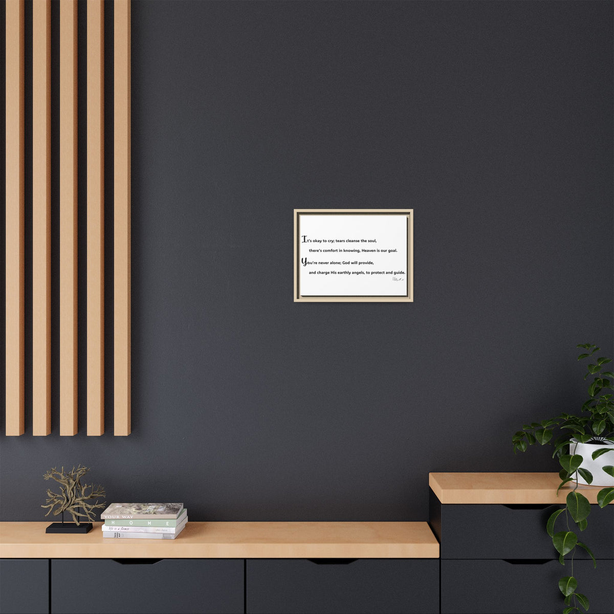Matte Canvas, Framed (Multi-color)