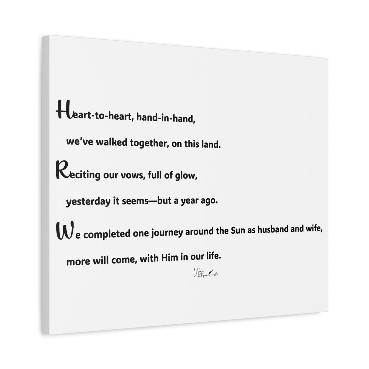 Matte Canvas, Stretched, 1.25"