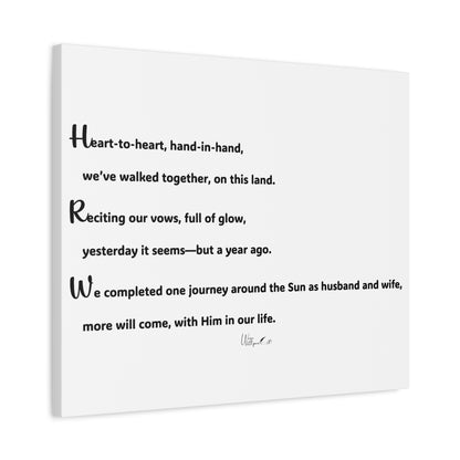 Matte Canvas, Stretched, 1.25"