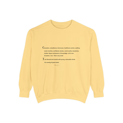 Unisex Garment-Dyed Sweatshirt