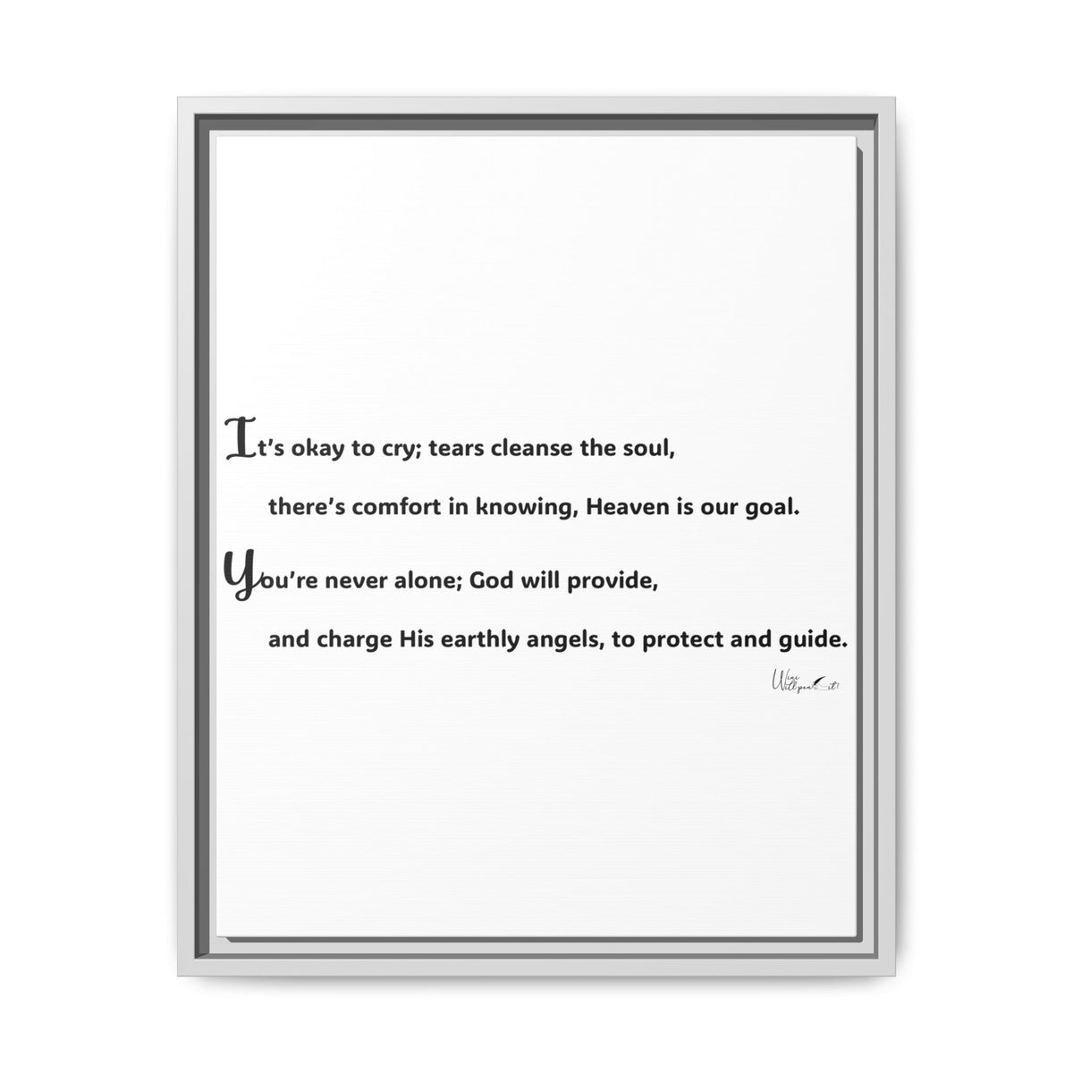Matte Canvas, Framed (Multi-color)