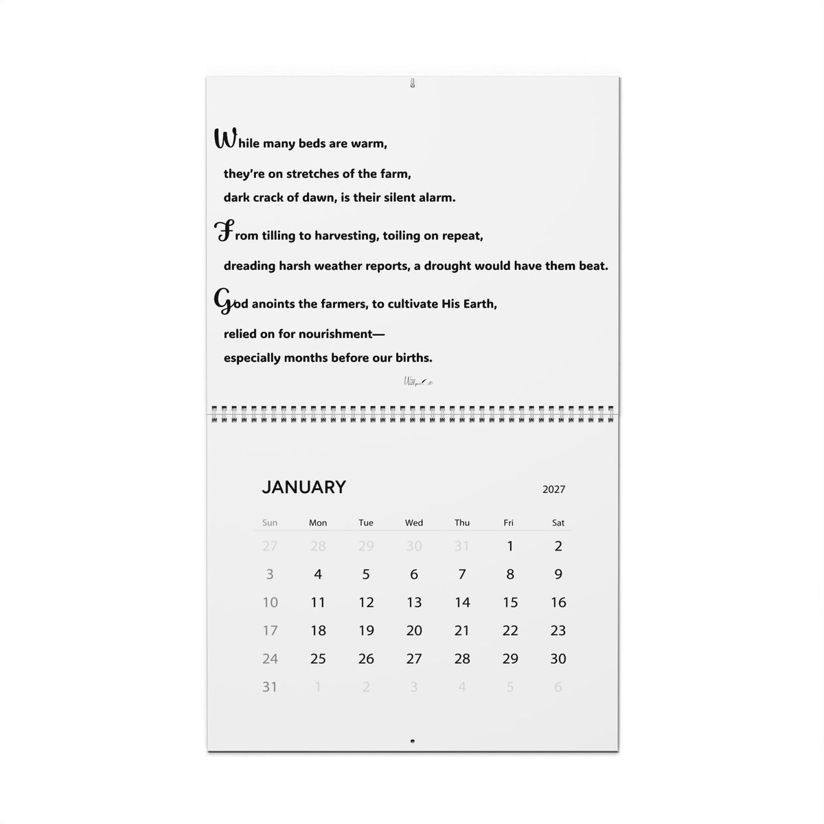 Wall Calendars (2027)
