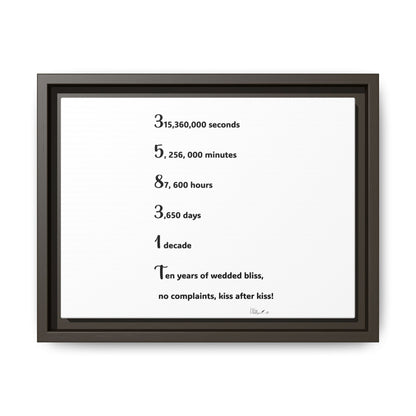Matte Canvas, Framed (Multi-color)