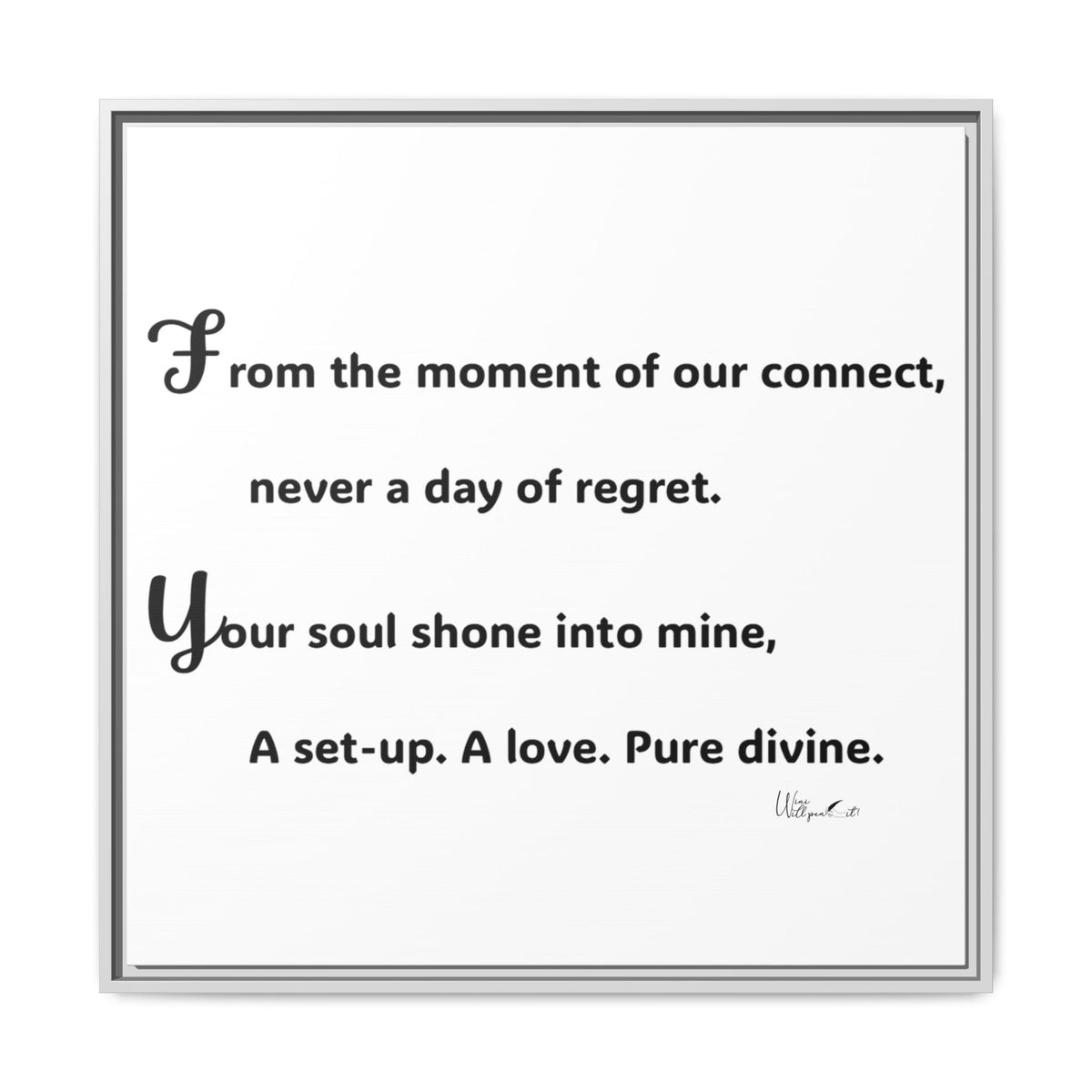 Matte Canvas, Framed (Multi-color)