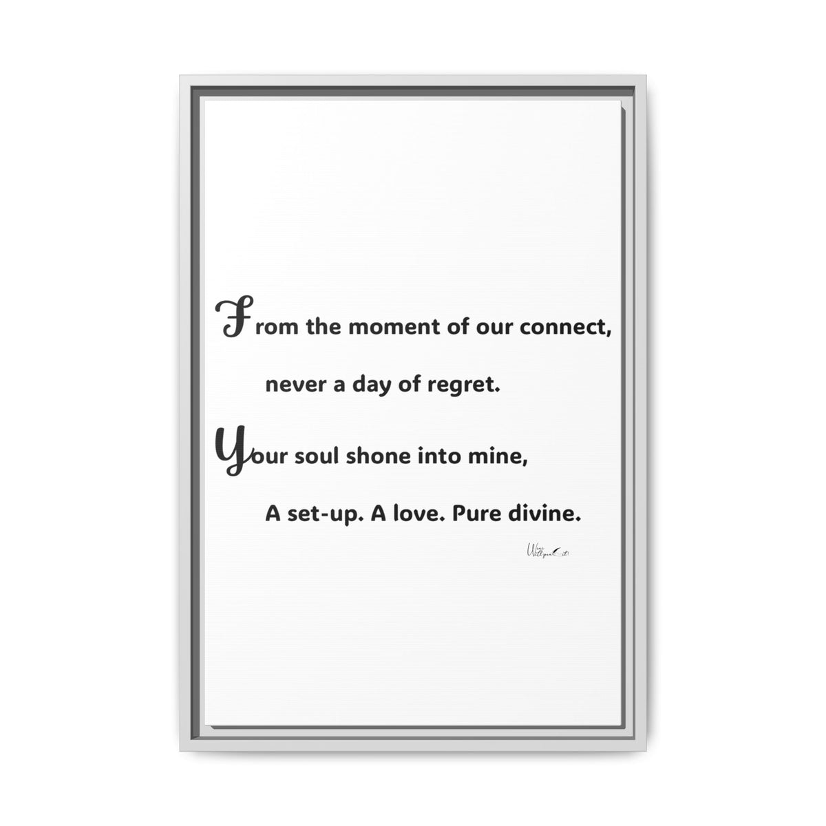 Matte Canvas, Framed (Multi-color)
