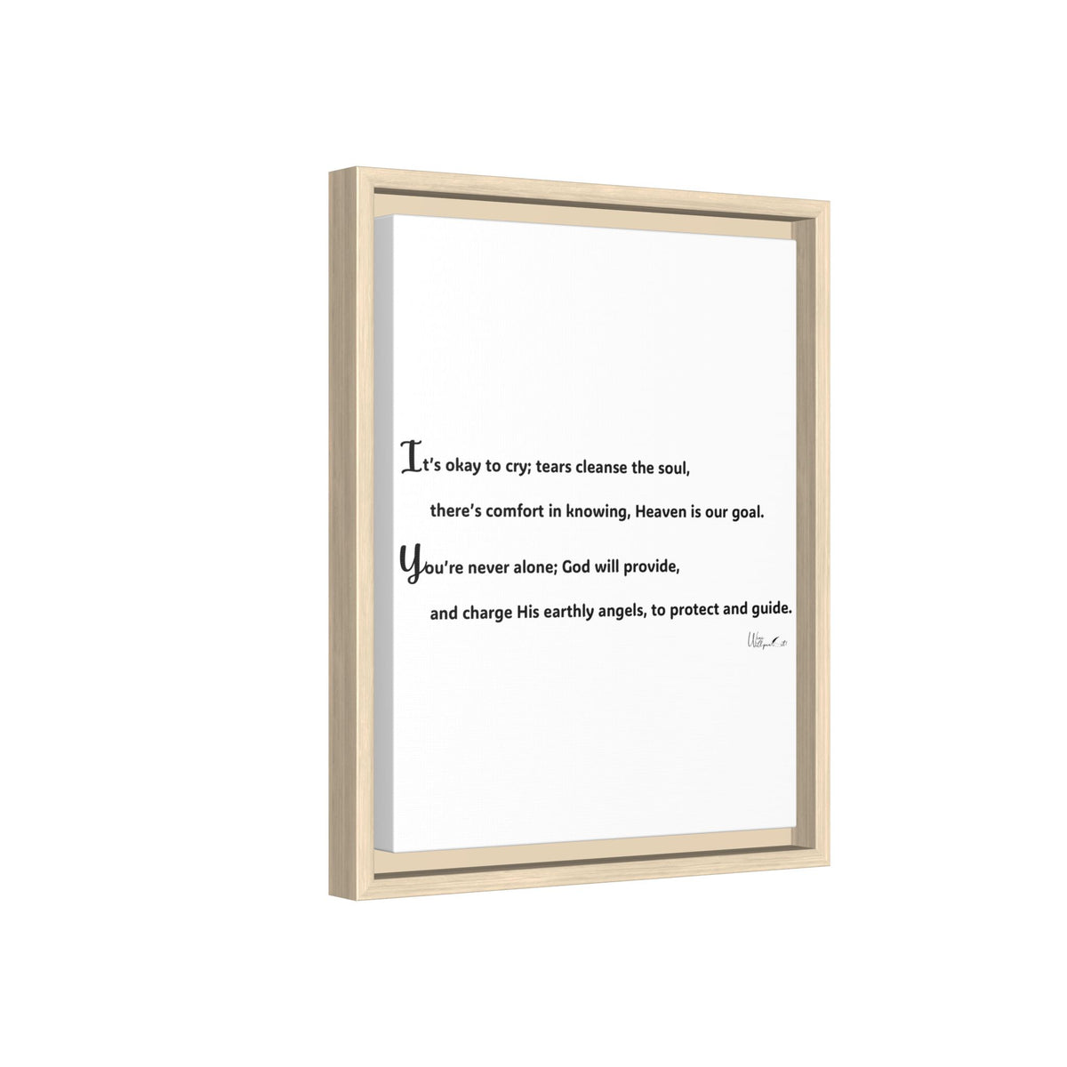 Matte Canvas, Framed (Multi-color)