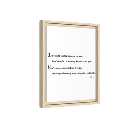 Matte Canvas, Framed (Multi-color)