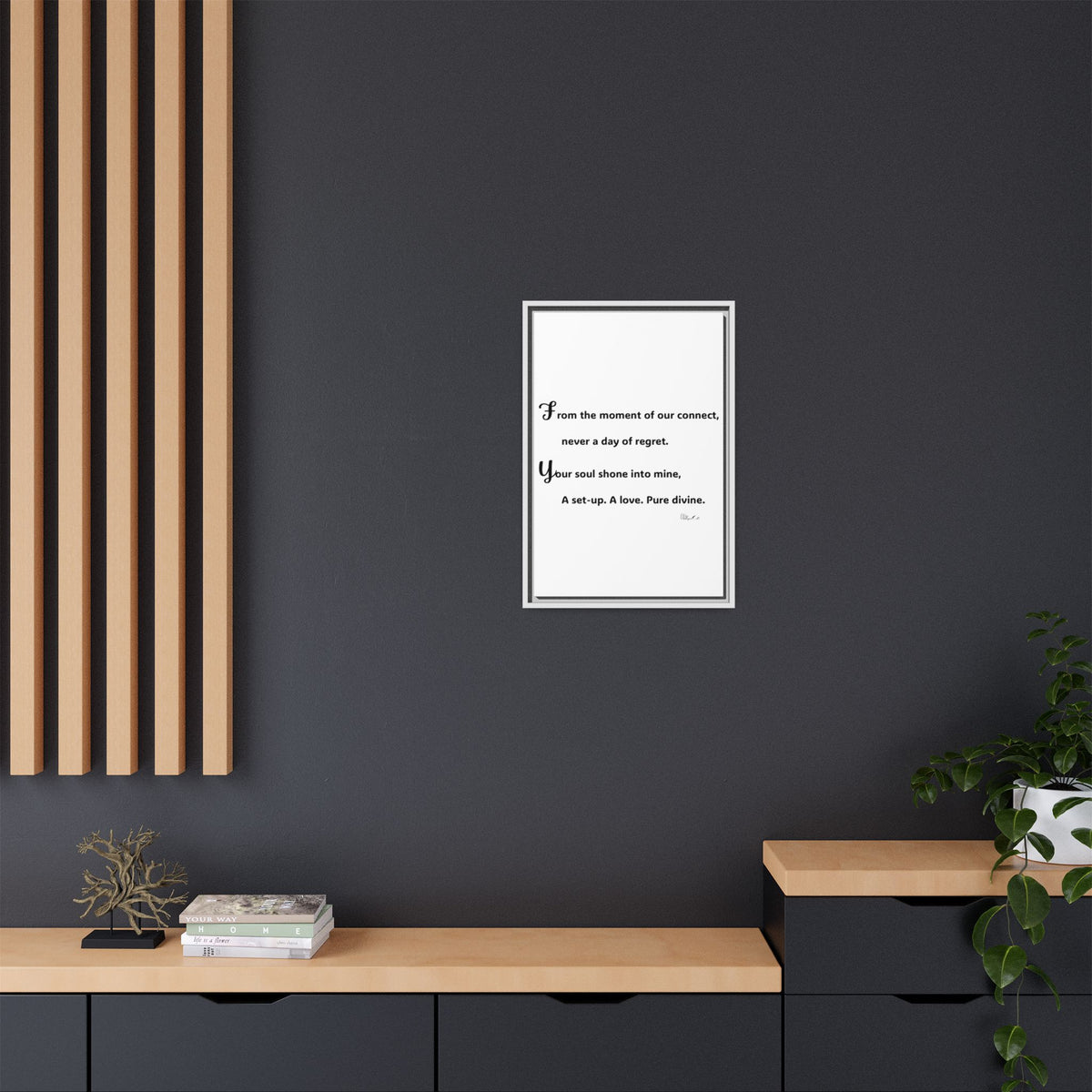 Matte Canvas, Framed (Multi-color)