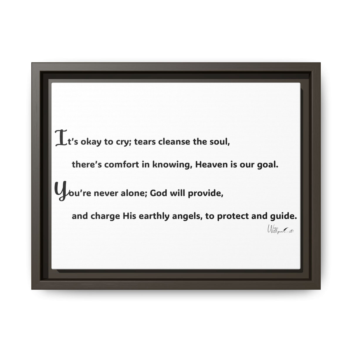Matte Canvas, Framed (Multi-color)
