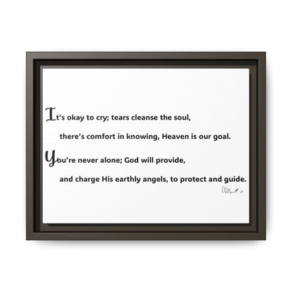 Matte Canvas, Framed (Multi-color)