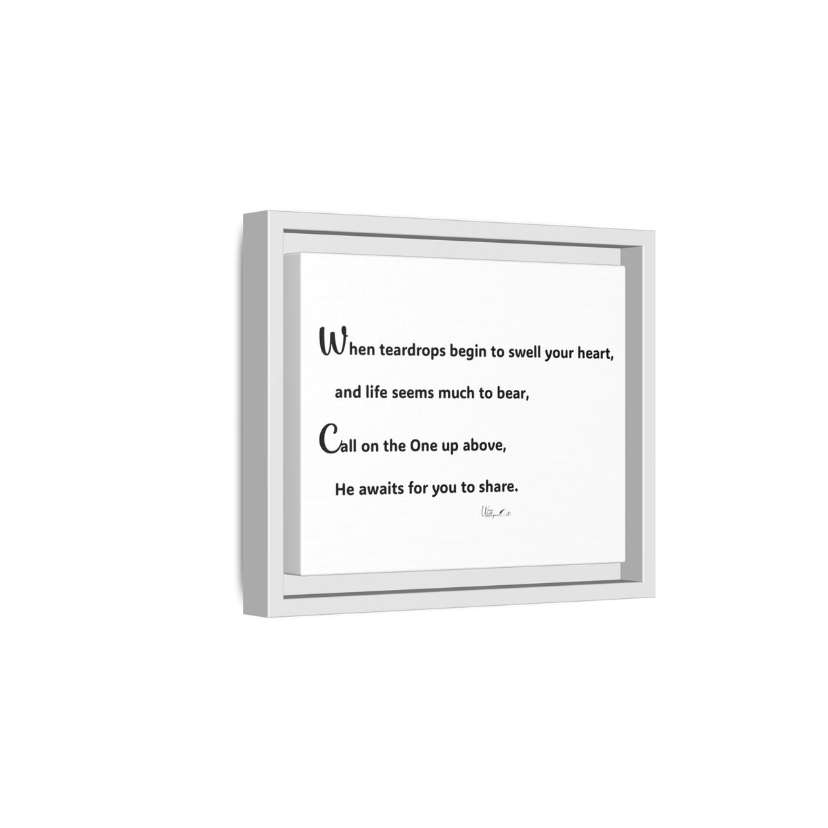 Matte Canvas, Framed (Multi-color)