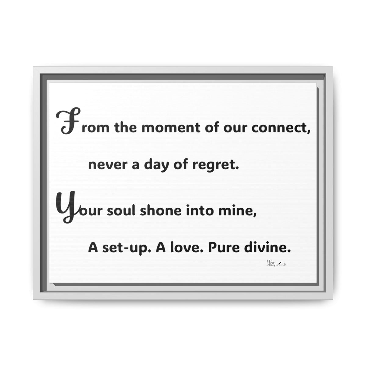Matte Canvas, Framed (Multi-color)