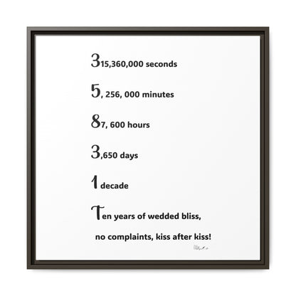 Matte Canvas, Framed (Multi-color)