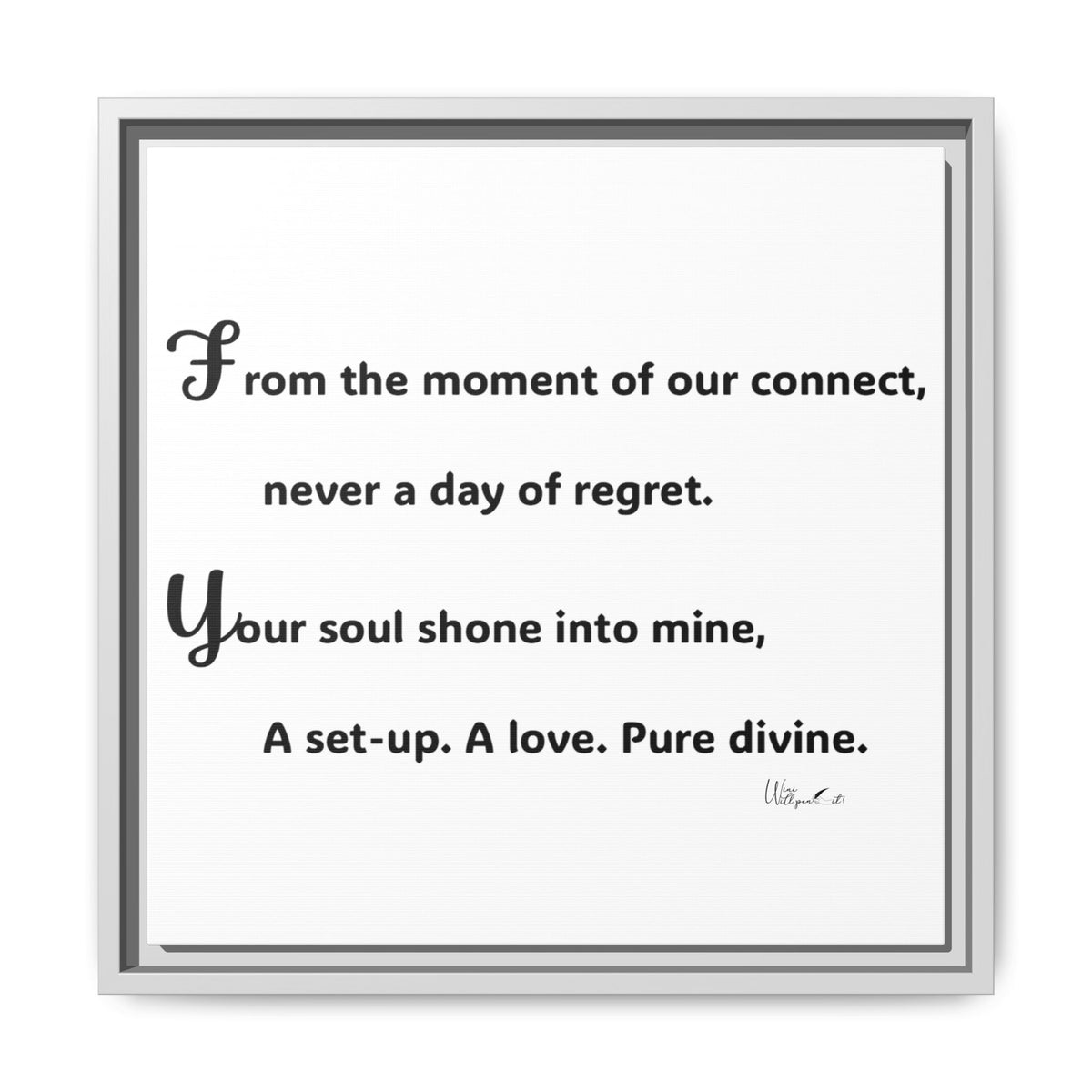 Matte Canvas, Framed (Multi-color)