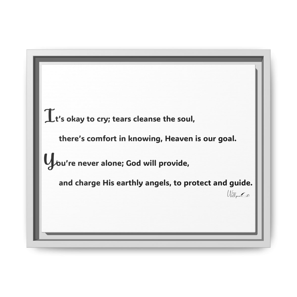 Matte Canvas, Framed (Multi-color)
