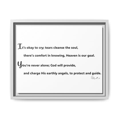 Matte Canvas, Framed (Multi-color)