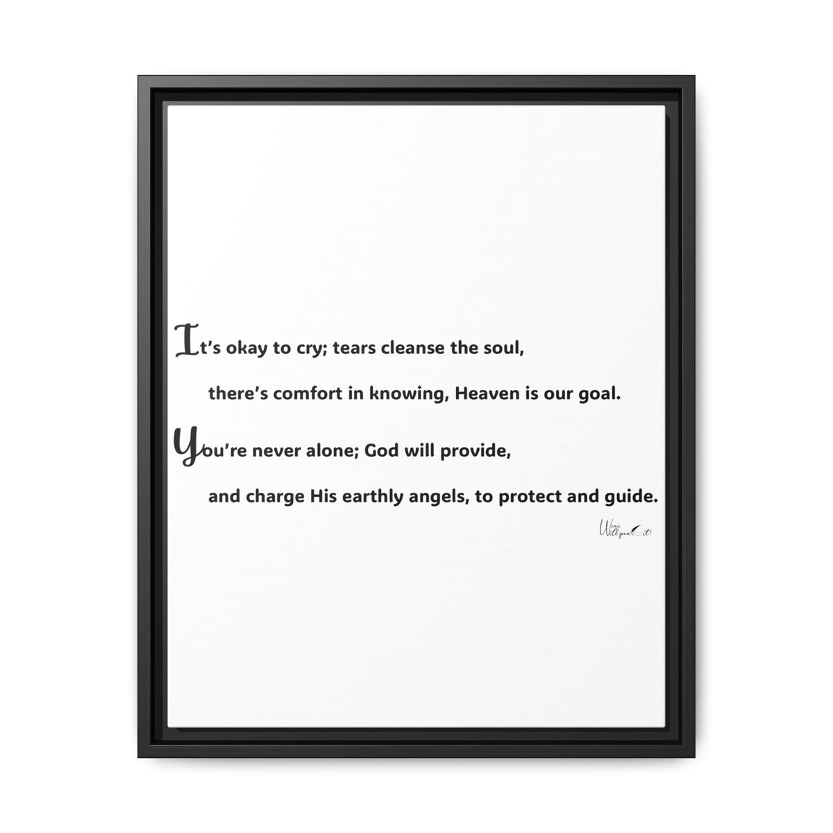 Matte Canvas, Framed (Multi-color)