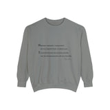 Unisex Garment-Dyed Sweatshirt