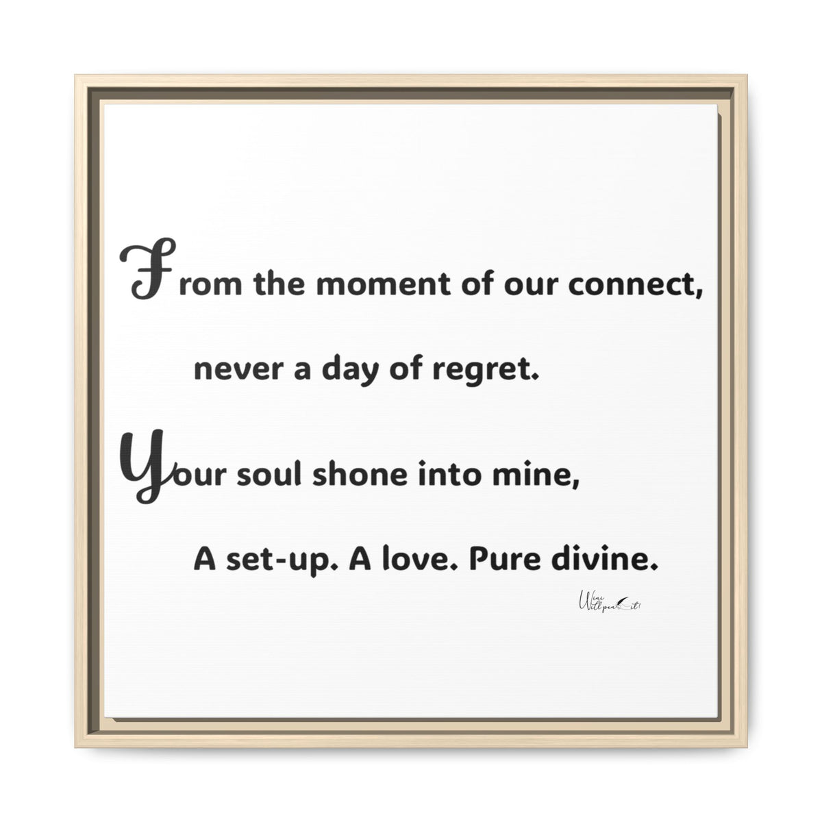 Matte Canvas, Framed (Multi-color)