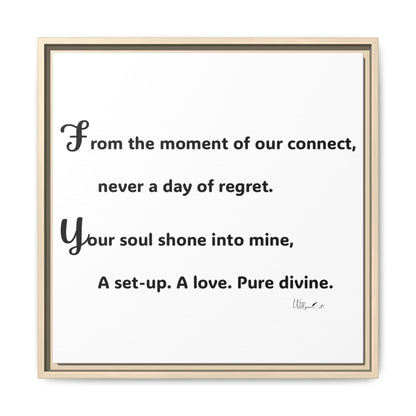 Matte Canvas, Framed (Multi-color)