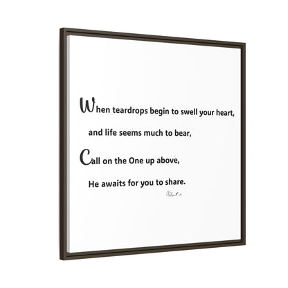 Matte Canvas, Framed (Multi-color)