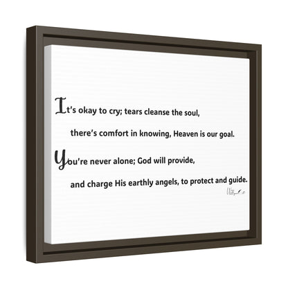 Matte Canvas, Framed (Multi-color)
