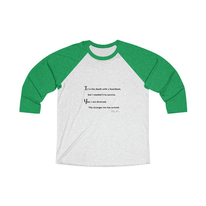 Unisex Tri-Blend 3\4 Raglan Tee