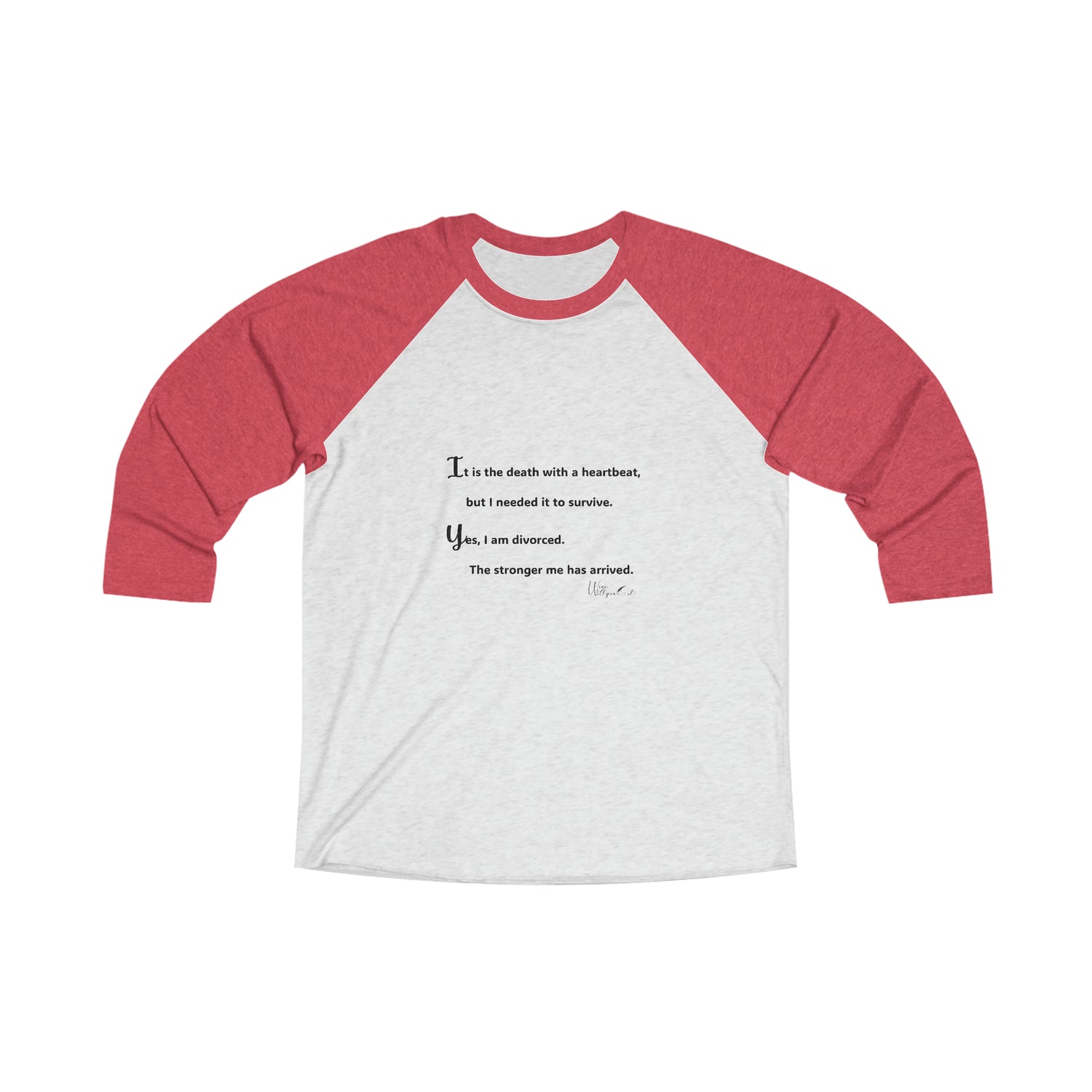 Unisex Tri-Blend 3\4 Raglan Tee