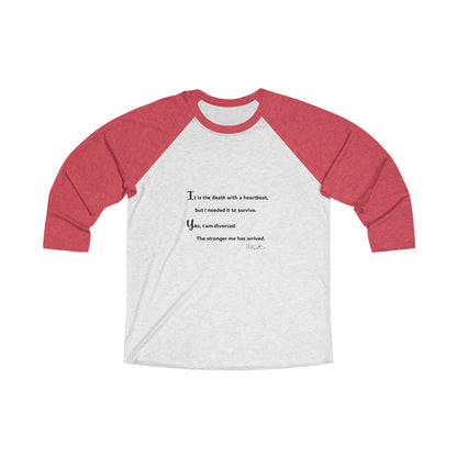 Unisex Tri-Blend 3\4 Raglan Tee
