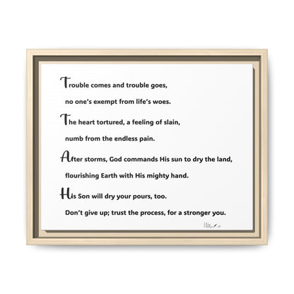 Matte Canvas, Framed (Multi-color)