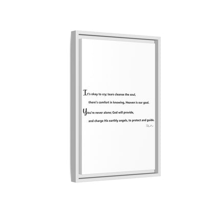 Matte Canvas, Framed (Multi-color)